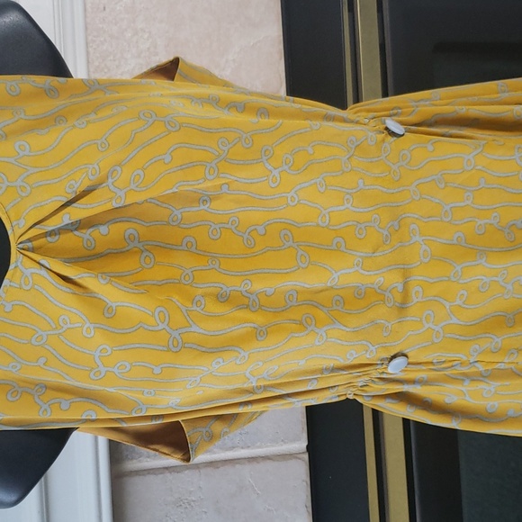 💥4/$20 Anthropology Girls from Savoy Vintage look Silk Dress. Size 8. - Picture 2 of 6